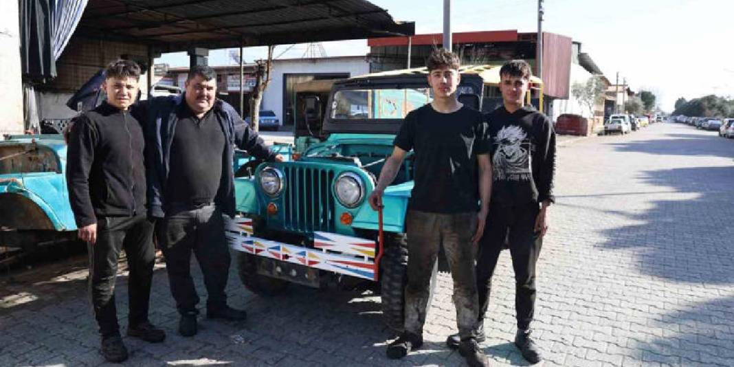 Yılların ustasının elinden trafiğe çıkıyor: 4 çeker arazi ciplerine yeniden hayat veriyor 3